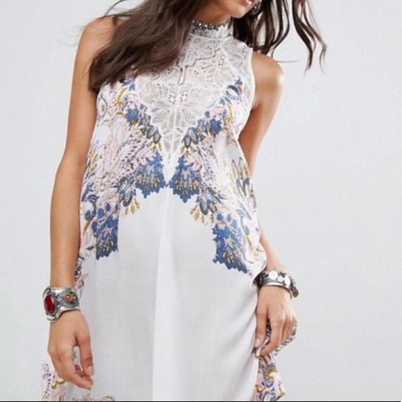 NWOT! Free People White Lace Slip Dress - Picture 3 of 8